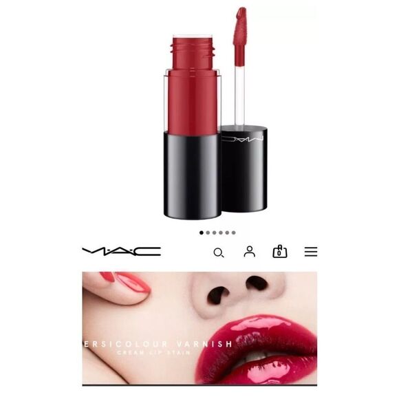 Mac Lip Varnish Stain Shade No Interruptions New In Box Ipsy bag - Picture 1 of 6